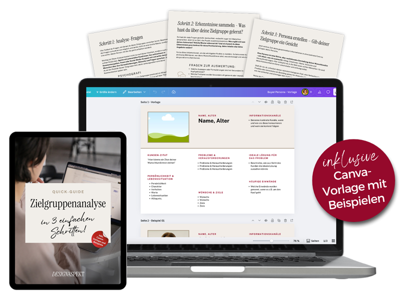 zielgruppenanalyse guide mockup